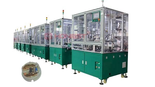 電機(jī)膠蓋全自動化生產(chǎn)線出貨
