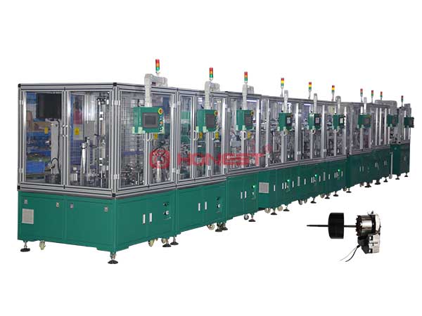 無刷外電機(jī)裝配線