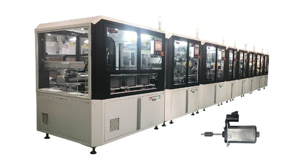 電機(jī)自動化裝配線調(diào)試完成